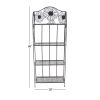 Black Metal 4-Shelf Kitchen Dining Bakers Rack Plant Stand Bookcase Storage Unit