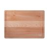 Farberware Maple Wood Cutting Board with Juice Groove and Handles 14X20X0.75-inch