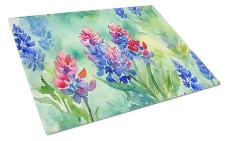 Glass Cutting Board | Texas Bluebonnets Glass Cutting Board | Texas Bluebonnets
