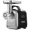 VEVOR Electric Meat Grinder, 6.6 Lb/Min, 550W(2200W MAX) Industrial Meat Mincer with 2 Blade, 3 Grinding Plates