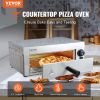 VEVOR Electric Countertop Pizza Oven 12-inch, 1500W Commercial Pizza Oven with Adjustable Temp, 0-60 Minutes Timer