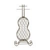 Cello Shape Wine Bakers Rack, Freestanding Wine Rack with Storage Bottle, Wine Storage Home Bar for Liquor and Wine, Organizer for Kitchen