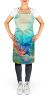 Seaweed Apron Cooking Kitchen Server Baking Crafts Gardening for Adult Women Men, Unisex, Large, Multicolor