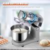 VEVOR 6 in 1 Stand Mixer, 450W Multifunctional Electric Mixer with Tilt-Head, 6 Speeds and LCD Screen Timing, 7.4Qt Stainless Bowl, Dough Hook