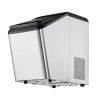 VEVOR Countertop Ice Maker, 30lbs in 24Hrs, Auto Self-Cleaning Portable Ice Maker with Ice Scoop, Basket and Drainpipe