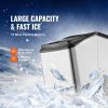 VEVOR Countertop Ice Maker, 30lbs in 24Hrs, Auto Self-Cleaning Portable Ice Maker with Ice Scoop, Basket and Drainpipe