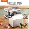 VEVOR Electric Meat Grinder, 8.3 Lb/Min, 650W(3800W MAX) Industrial Meat Mincer with 2 Blade, 3 Grinding Plates