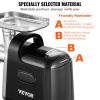 VEVOR Electric Meat Grinder, 6.6 Lb/Min, 550W(2200W MAX) Industrial Meat Mincer with 2 Blade, 3 Grinding Plates