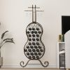 Cello Shape Wine Bakers Rack, Freestanding Wine Rack with Storage Bottle, Wine Storage Home Bar for Liquor and Wine, Organizer for Kitchen