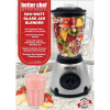 Better Chef 500W 5-Speed Glass Jar Blender with Stainless Steel Base