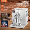 VEVOR Milkshake Maker Machine, 120W Commercial Milk Tea Shaker Machine, Single Head Milk Shake Mixer Machine, 0-180s Adjustable Milkshake Blender