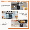 9 in 1 Electric Pressure Cooker 6 Quart, Steamer, Yogurt Maker, Warmer & Sterilizer, Saute, Slow Cooker, Rice Cooker, Egg Cooker