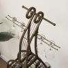 Cello Shape Wine Bakers Rack, Freestanding Wine Rack with Storage Bottle, Wine Storage Home Bar for Liquor and Wine, Organizer for Kitchen