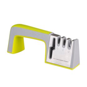 Fast knife sharpener (Color: Green)