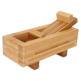 Wooden Sushi Press Mold DIY Rectangular Odorless Portable Rice Mold Box for Cooking (Option: as picture)