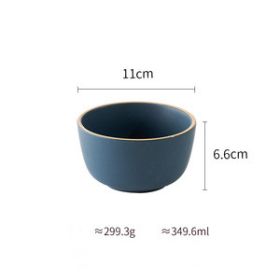 Pure color matte ceramic plate (Option: 20Style)