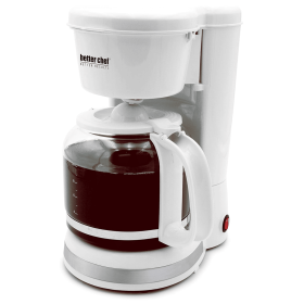 Better Chef 12 Cup Pause 'n Serve Coffee Maker (Color: White)