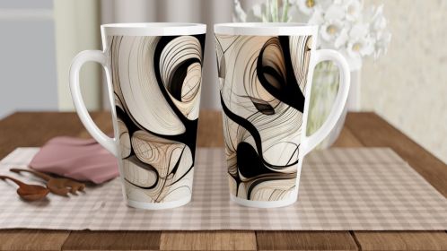 Coffee Mugs Ethereal Flow Latte Mug 17oz by HadiArts (B2B: 5 Piece)