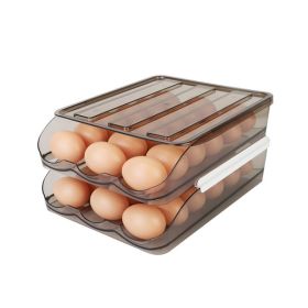 Stackable Egg Storage Box Egg Rack for Fridge (Color: As pic show, Type: nan)