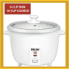 Better Chef 8-Cup - 16-Cup Cooked - Rice Cooker with Measuring Cup and Paddle